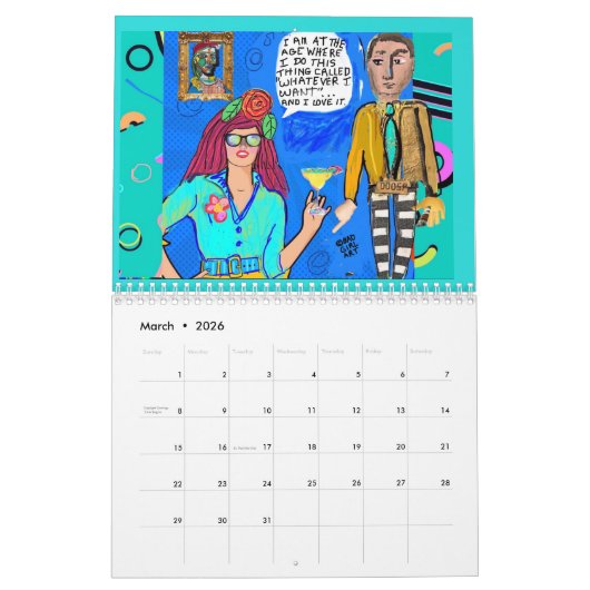 カレンダー – 毎日悪いa** (3月 2026)