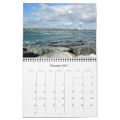 カレンダー – 海岸のショット (1月 2027)