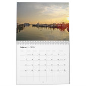 カレンダー-海岸のシーン カレンダー (2月 2026)