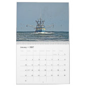 カレンダー-海岸のシーン カレンダー (1月 2027)