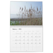 カレンダー-海岸 カレンダー (2月 2026)