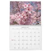カレンダー 看護師は地球の天使 花柄 ナーシング (3月 2027)