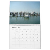 カレンダー-砂、サーフ、空 カレンダー (2月 2026)