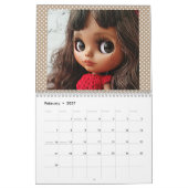 カレンダー。私のお気に入りの人形 カレンダー (2月 2027)