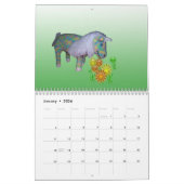 カレンダー – 1 2ヶ月の人形 (1月 2026)