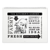 カレンダー。 2018年。 家庭菜園の農場のカレンダー カレンダー (カバー)