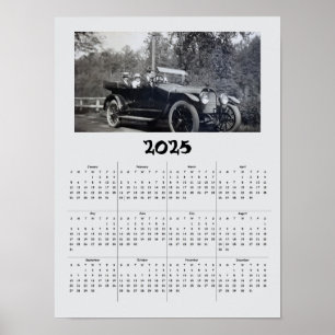 カレンダー – 2025アンティーク自動車 ポスター
