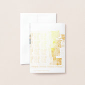 カレンダー 2026 箔カード (裏面封筒付き)