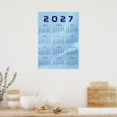 カレンダー 2027 ポスター (キッチン)