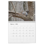 カレンダー – A Year in the Woods (2月 2026)