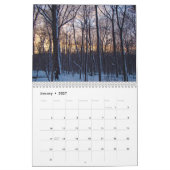 カレンダー – A Year in the Woods (1月 2027)