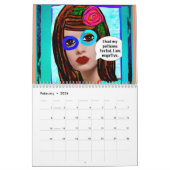 カレンダー – Bad girl art Calendar (2月 2026)