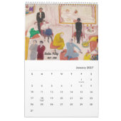 カレンダー：Florine Stettheimer カレンダー (1月 2027)