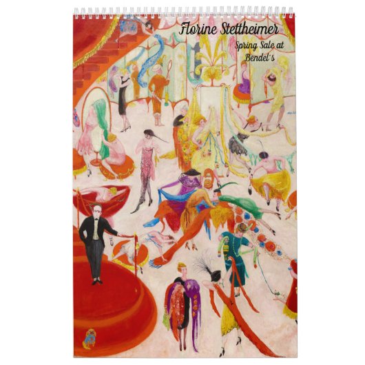 カレンダー：Florine Stettheimer カレンダー (カバー)