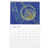 カレンダー：Hilma af Klint カレンダー (2月 2027)