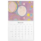 カレンダー：Hilma af Klint カレンダー (3月 2027)