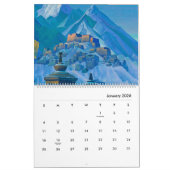 カレンダー：Nicholas Roerich カレンダー (1月 2026)