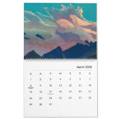 カレンダー：Nicholas Roerich カレンダー (3月 2026)