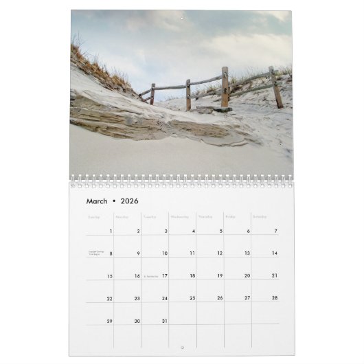 カレンダー – SAND SURF (3月 2026)