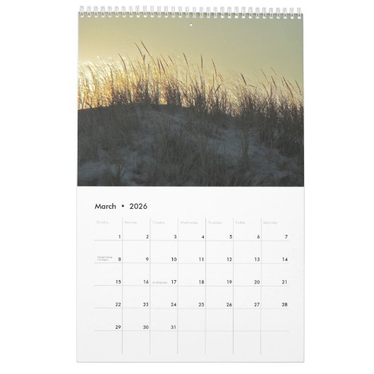 カレンダー – Sky Dawn to Dusk #2 (3月 2026)