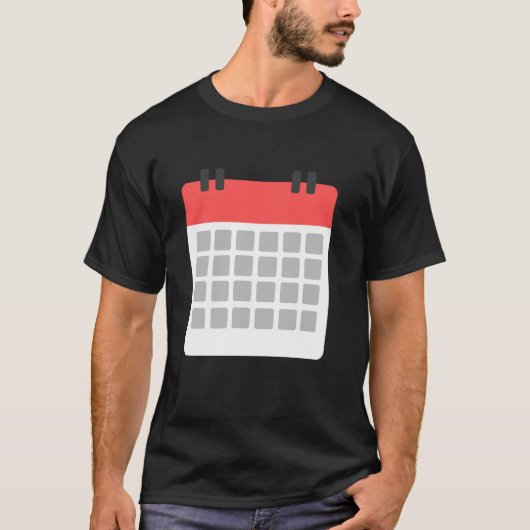 カレンダー Tシャツ (正面)