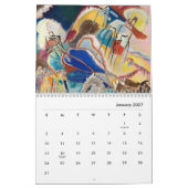 カレンダー:Wassily Kandinsky カレンダー (1月 2027)