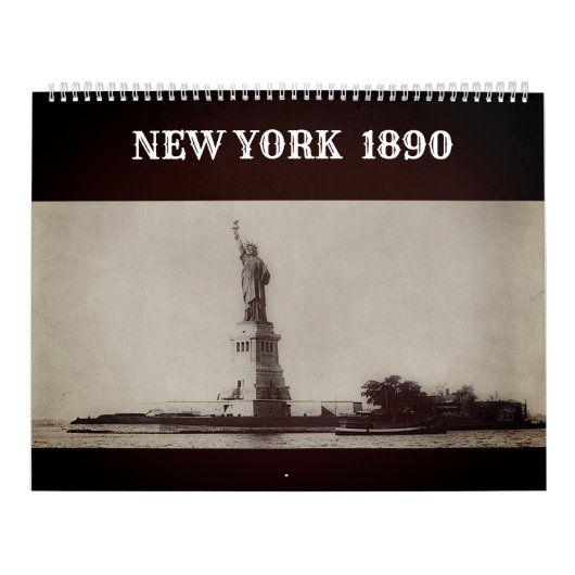 カレンダーNew York 1890 カレンダー (カバー)