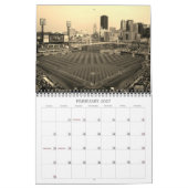 カレンダーPittsburgh写真セピア – パーソナライズ カレンダー (2月 2027)