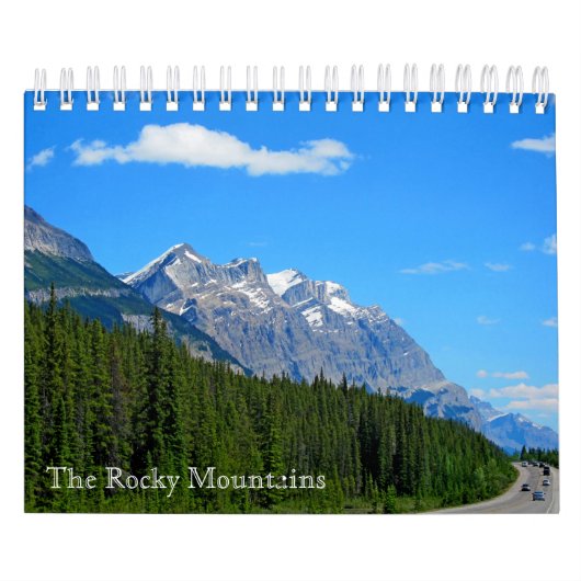 カレンダーThe Rocky Mountains，カナダ カレンダー (カバー)