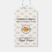 カレンデュラ　手作りのバス＆ボディケア ギフトタグ (正面)