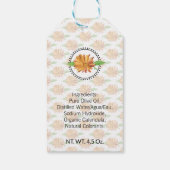 カレンデュラ　手作りのバス＆ボディケア ギフトタグ (裏面)