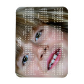 カレンパーソナライズされたダー2016フレキシブル磁石 マグネット (縦)