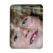 カレンパーソナライズされたダー2017フレキシブル磁石 マグネット (縦)