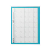 カレンミニマル空白のダー ノートパッド (回転)