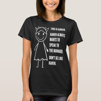 カレンミームアンチカレン引用文ジョーク Tシャツ