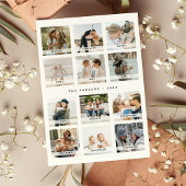 カレンモダンダー写真コラージュのクリスマス シーズンカード