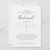 カレンモダンダー花嫁プロポーザルの写真カード 招待状 (正面)