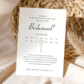 カレンモダンダー花嫁プロポーザルの写真カード 招待状