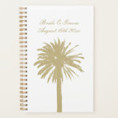 カレン伝統的ダー付きビーチ結婚式プランナー プランナー手帳 (正面)