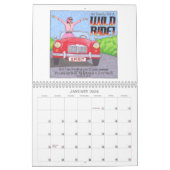 カレン感動的ダーとオリジナルイラストレーション カレンダー (1月 2026)