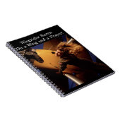 カレン来：私と一緒に飛ぶ – 翼と祈りの言葉で！ ノートブック (右側)