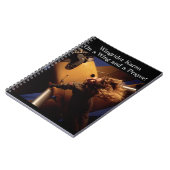 カレン来：私と一緒に飛ぶ – 翼と祈りの言葉で！ ノートブック (左側)