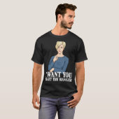 カレン監督を呼んでほしい – おもしろいミーム Tシャツ (正面フル)