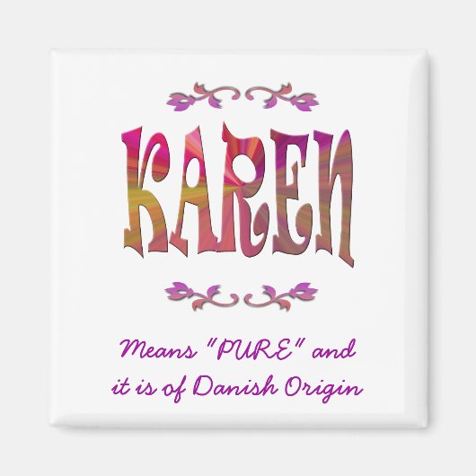 カレン磁石の意味 マグネット (正面)