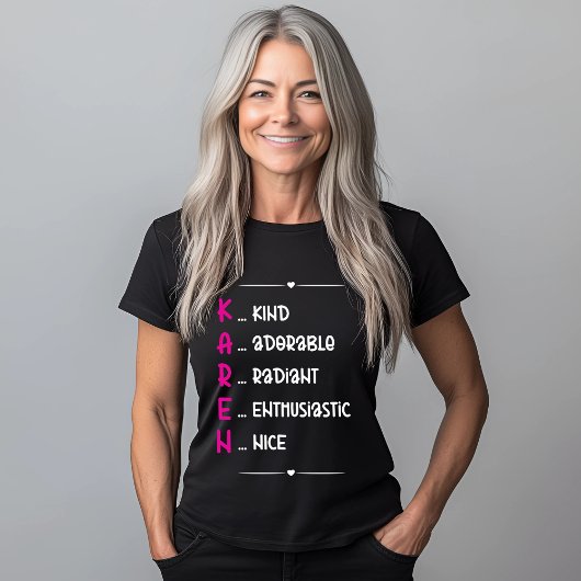 カレン頭字語デザインギフト Tシャツ