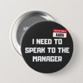 カレン・ハロウィン話の衣装/監督に言う 缶バッジ (正面&裏面)