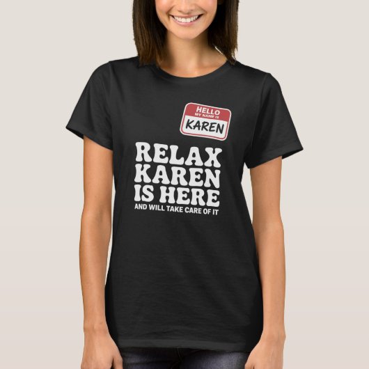 カレン リラックス カレンが来た Tシャツ (正面)