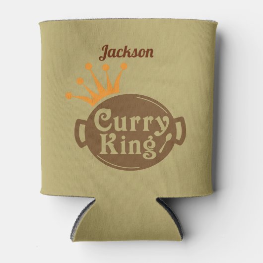 カレーおもしろい恋人スパイシーなフードシェフ引用文 缶クーラー (正面)