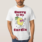 カレーは私の有酸素運動 カレーLOVER Tシャツ (正面)