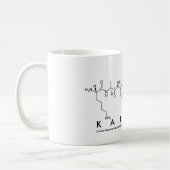 カレーナペプチド名mug コーヒーマグカップ (左)